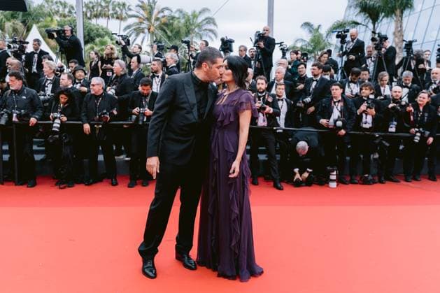 76e Festival International du Film de Cannes. MontÃ e des marches du film Killers of the flowers moon . 76th International Cannes Film Festival. Red Carpet with movie cast and guests 292238 2023-05-20 Alpes-Maritimes Cannes France Touzani, Maryam  Copyright: xTerencexBaelenx STAR_292238_068