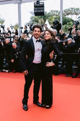 76e Festival International du Film de Cannes. MontÃ e des marches du film Killers of the flowers moon . 76th International Cannes Film Festival. Red Carpet with movie cast and guests 292238 2023-05-20 Alpes-Maritimes Cannes France Sisley, Tomer; Zeitoun, Sandra  Copyright: xTerencexBaelenx STAR_292238_085