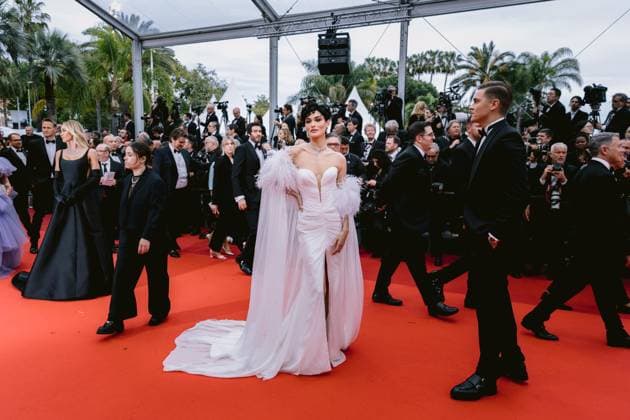 76e Festival International du Film de Cannes. MontÃ e des marches du film Killers of the flowers moon . 76th International Cannes Film Festival. Red Carpet with movie cast and guests 292238 2023-05-20 Alpes-Maritimes Cannes France Elizabeth, Grace  Copyright: xTerencexBaelenx STAR_292238_108