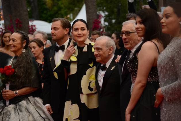 May 20, 2023, CANNES, France: CANNES, FRANCE - MAY 20: Jillian Dion, Tantoo Cardinal, Leonardo DiCaprio, Lily Gladstone, Director Martin Scorsese, Robert De Niro, Cara Jade Myers and Janae Collins attend the Killers Of The Flower Moon red carpet during the 76th annual Cannes film festival at Palais des Festivals on May 20, 2023 in Cannes, France. CANNES France - ZUMAi09_ 20230520_zaf_i09_023 Copyright: xFrederickxInjimbertx