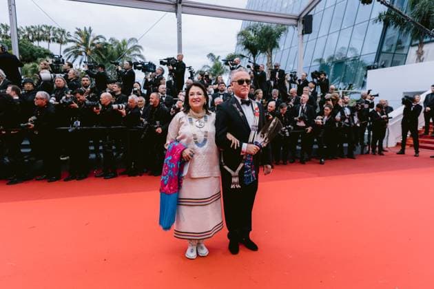 76e Festival International du Film de Cannes. MontÃ e des marches du film Killers of the flowers moon . 76th International Cannes Film Festival. Red Carpet with movie cast and guests 292238 2023-05-20 Alpes-Maritimes Cannes France  Copyright: xTerencexBaelenx STAR_292238_121