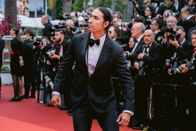 76e Festival International du Film de Cannes. MontÃ e des marches du film Killers of the flowers moon . 76th International Cannes Film Festival. Red Carpet with movie cast and guests 292238 2023-05-20 Alpes-Maritimes Cannes France Means, Tatanka  Copyright: xTerencexBaelenx STAR_292238_123