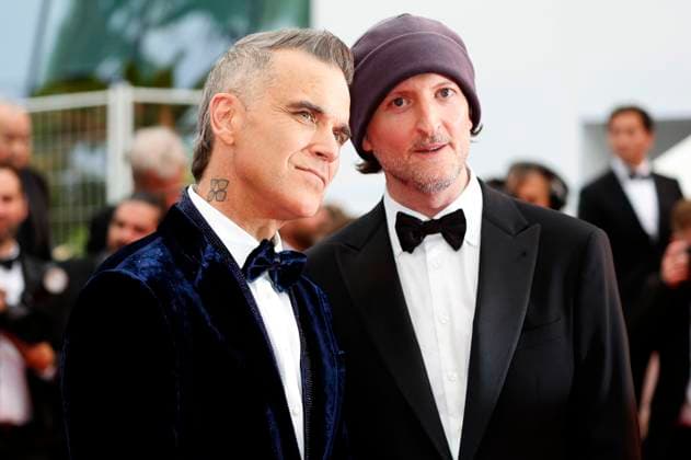 Robbie Williams and Michael Gracey at the premiere of the feature film Killers of the Flower Moon at the Festival de Cannes 2023 76 Cannes International Film Festival at the Palais des Festivals Cannes, 20 05 2023. Foto:xD.xBedrosianx xFuturexImage