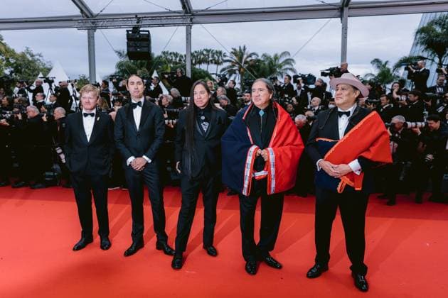 76e Festival International du Film de Cannes. MontÃ e des marches du film Killers of the flowers moon . 76th International Cannes Film Festival. Red Carpet with movie cast and guests 292238 2023-05-20 Alpes-Maritimes Cannes France Plemons, Jesse  Copyright: xTerencexBaelenx STAR_292238_143