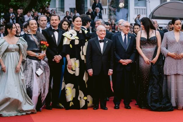 76e Festival International du Film de Cannes. MontÃ e des marches du film Killers of the flowers moon . 76th International Cannes Film Festival. Red Carpet with movie cast and guests 292238 2023-05-20 Alpes-Maritimes Cannes France DiCaprio, Leonardo; De Niro, Robert; Scorsese, Martin  Copyright: xTerencexBaelenx STAR_292238_145