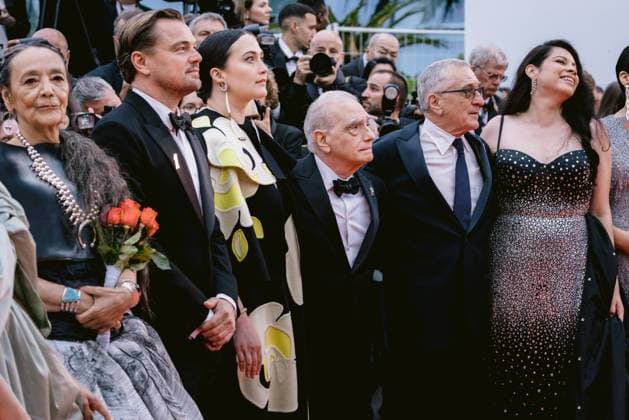 76e Festival International du Film de Cannes. MontÃ e des marches du film Killers of the flowers moon . 76th International Cannes Film Festival. Red Carpet with movie cast and guests 292238 2023-05-20 Alpes-Maritimes Cannes France DiCaprio, Leonardo; De Niro, Robert; Scorsese, Martin  Copyright: xTerencexBaelenx STAR_292238_175