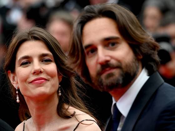 76th Cannes Film Festival 2023, evening 5 - red carpet of the film Killers Of The Flower Moon . In the photo: Dimitri Rassam and Charlotte Casiraghi  Copyright: xManuelexMangiarottix xipa-agencyx xPoolxPhotoxEventsx01x IPA_IPA38080875