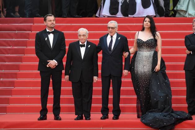 Leonardo DiCaprio, Martin Scorsese, Robert De Niro - Killers of the Flower Moon premiere - 76eme Festival International du Film de Canne, Cannes FRANCE. CELEBRITES : 76eme festival international de Cannes - Cannes - 20 05 2023 LionelUrman Panoramic 