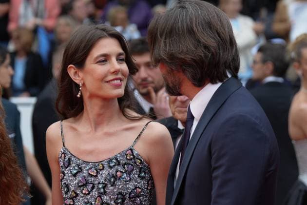 Dimitri Rassam - Charlotte Casiraghi CELEBRITES : 76 eme festival de Cannes - Red Carpet du film Â« Killers Of The Flower Moon Â» - Cannes - 20 05 2023 NorbertScanella Panoramic 