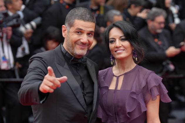Nabil Ayouch - Maryam Touzani CELEBRITES : 76 eme festival de Cannes - Red Carpet du film Â« Killers Of The Flower Moon Â» - Cannes - 20 05 2023 NorbertScanella Panoramic 