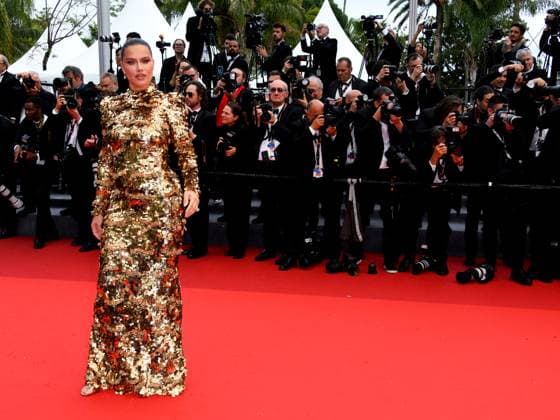 76th Cannes Film Festival 2023, evening 5 - red carpet of the film Killers Of The Flower Moon. Pictured: Adriana Lima  Copyright: xSimonexComix xipa-agency.netx xPoolxPhotoxEventsx01x IPA_IPA38083801