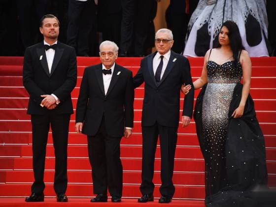 76th Cannes Film Festival 2023, evening 5 - red carpet of the film Killers Of The Flower Moon. Pictured: Leonardo DiCaprio, Director Martin Scorsese, Robert De Niro and Cara Jade Myers  Copyright: xSimonexComix xipa-agency.netx xPoolxPhotoxEventsx01x IPA_IPA38084409