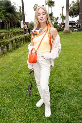 Valerie Huber at the German Films and Medienboard reception 2023 in the garden of the Hotel Mondrian Cannes at the Festival de Cannes 2023 76 Cannes International Film Festival at the Palais des Festivals Cannes, 20 05 2023 Foto:xS.xGabschx xFuturexImage
