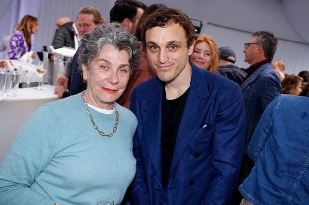 Kirsten Niehuus and Franz Rogowski at the German Films and Medienboard reception 2023 in the garden of the Hotel Mondrian Cannes at the Festival de Cannes 2023 76 Cannes International Film Festival at the Palais des Festivals Cannes, 20 05 2023 Foto:xS.xGabschx xFuturexImage