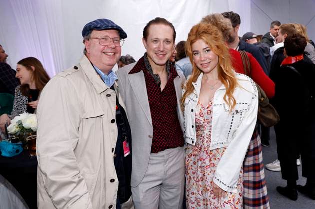 Guest, Timo Jacobs and Palina Rojinski at the German Films and Medienboard reception 2023 in the garden of the Hotel Mondrian Cannes at the Festival de Cannes 2023 76 Cannes International Film Festival at the Palais des Festivals Cannes, 20 05 2023 Foto:xS.xGabschx xFuturexImage