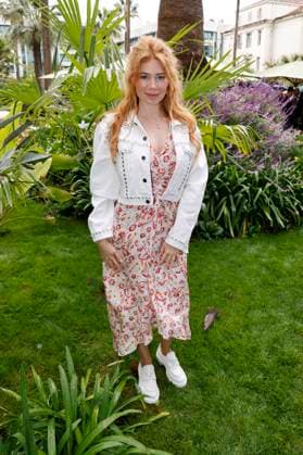 Palina Rojinski at the German Films and Medienboard reception 2023 in the garden of the Hotel Mondrian Cannes at the Festival de Cannes 2023 76 Cannes International Film Festival at the Palais des Festivals Cannes, 20 05 2023 Foto:xS.xGabschx xFuturexImage