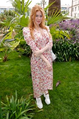 Palina Rojinski at the German Films and Medienboard reception 2023 in the garden of the Hotel Mondrian Cannes at the Festival de Cannes 2023 76 Cannes International Film Festival at the Palais des Festivals Cannes, 20 05 2023 Foto:xS.xGabschx xFuturexImage