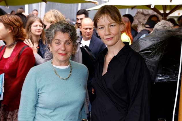 Kirsten Niehuus and Sandra Hüller at the German Films and Medienboard reception 2023 in the garden of the Hotel Mondrian Cannes at the Festival de Cannes 2023 76 Cannes International Film Festival at the Palais des Festivals Cannes, 20 05 2023 Foto:xS.xGabschx xFuturexImage
