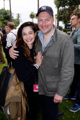 Anne Werner and Martin Stange at the German Films and Medienboard reception 2023 in the garden of the Hotel Mondrian Cannes at the Festival de Cannes 2023 76 Cannes International Film Festival at the Palais des Festivals Cannes, 20 05 2023 Foto:xS.xGabschx xFuturexImage