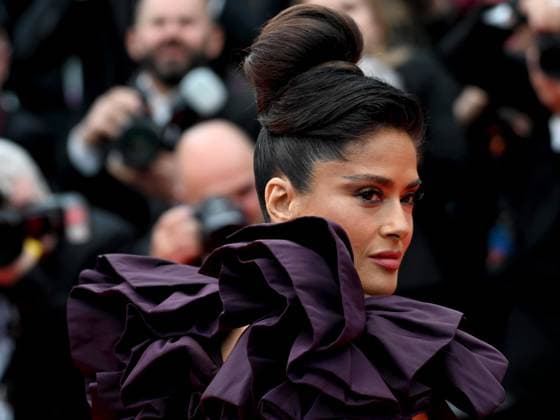 76th Cannes Film Festival 2023, evening 5 - red carpet of the film Killers Of The Flower Moon . In the photo: Salma Hayek  Copyright: xManuelexMangiarottix xipa-agencyx xPoolxPhotoxEventsx01x IPA_IPA38084863