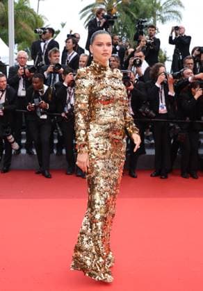 May 20, 2023, Cannes, FRANCE: Adriana Lima attends the Killers Of The Flower Moon red carpet at the 76th annual Cannes film festival at Palais des Festivals on May 20, 2023 in Cannes, France. Cannes FRANCE - ZUMAs181 20230520_zea_s181_043 Copyright: ximageSPACEx