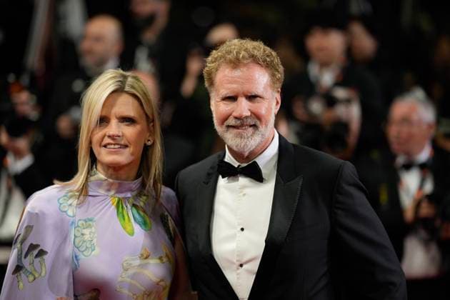 The May December Red Carpet Premiere at the 76th Edition of the Cannes Film Festival Producer Will Ferrell and his wife Viveca Paulin attend the movie screening and red carpet event for May December , directed by Todd Haynes, during the 76th edition of the Cannes Film Festival on May 20 2023, in Cannes, France Cannes Palace of Festivals and Congresses of Cannes Cannes France Copyright: xAlexandraxFechetex _ADR9935