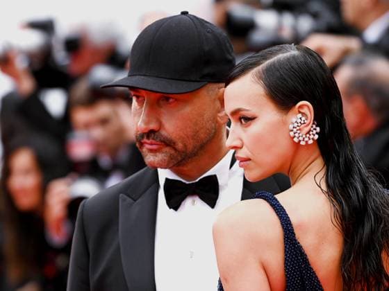 76th Cannes Film Festival 2023, evening 5 - red carpet of the film Killers Of The Flower Moon . Pictured: Irina Shayk, Riccardo Tisci  Copyright: xManuelexMangueliarottix xipa-agex xPoolxPhotoxEventsx01x IPA_IPA38088127