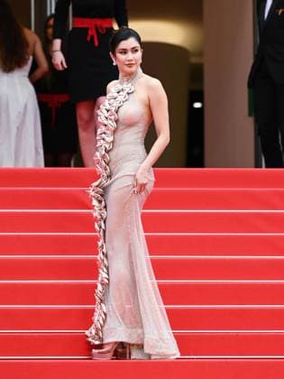76th Cannes Film Festival 2023, evening 5 - red carpet of the film Killers Of The Flower Moon . Pictured: Praya Lundberg  Copyright: xManuelexMangueliarottix xipa-agex xPoolxPhotoxEventsx01x IPA_IPA38088150
