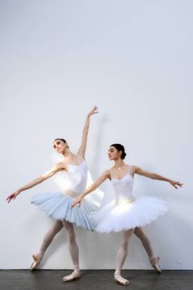 THE AUSTRALIAN BALLET DANCER AWARD WINNER, Isobelle Dashwood (winner of the Telstra Peoples Choice Award) and Lilla Harvey (Winner of the Telstra Rising Star Award) pose for a portrait the morning after the 2023 Telstra Ballet Dancer Awards at Carriageworks, in Sydney, Sunday, May 21, 2023. ( NO ARCHIVING, EDITORIAL USE ONLY, NO USE IN BOOKS WITHOUT CONSENT SYDNEY NEW SOUTH WALES AUSTRALIA  Copyright: xJAMESxGOURLEYx 20230521001801126628