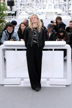 76th Cannes Film Festival 2023, Photocall film Le Temps D Aimer (Along Came Love). Pictured: Katell Quillevere  Copyright: xAlbertoxTerenghi PoolxPhotoxEvenx xPoolxPhotoxEventsx01x IPA_IPA38095464