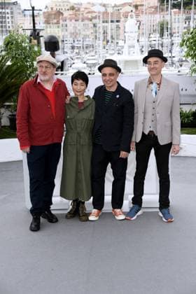 76th Cannes Film Festival 2023, Photocall film Robot Dreams. Pictured: Yuko Harami, Pablo Berger, JosÃ Luis Ãgreda, Benoit FÃ roumont  Copyright: xAlbertoxTerenghi PoolxPhotoxEvenx xPoolxPhotoxEventsx01x IPA_IPA38095596