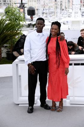 76th Cannes Film Festival 2023, Photocall film Banel E Adama. Pictured: Mamadou Diallo, Khady Mane  Copyright: xAlbertoxTerenghi PoolxPhotoxEvenx xPoolxPhotoxEventsx01x IPA_IPA38095899