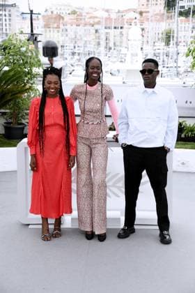 76th Cannes Film Festival 2023, Photocall film Banel E Adama. Pictured: Mamadou Diallo, Ramata-Toulaye Sy, Khady Mane  Copyright: xAlbertoxTerenghi PoolxPhotoxEvenx xPoolxPhotoxEventsx01x IPA_IPA38095954