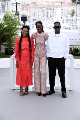 76th Cannes Film Festival 2023, Photocall film Banel E Adama. Pictured: Mamadou Diallo, Ramata-Toulaye Sy, Khady Mane  Copyright: xAlbertoxTerenghi PoolxPhotoxEvenx xPoolxPhotoxEventsx01x IPA_IPA38095956