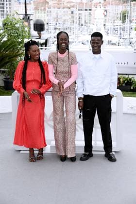 76th Cannes Film Festival 2023, Photocall film Banel E Adama. Pictured: Mamadou Diallo, Ramata-Toulaye Sy, Khady Mane  Copyright: xAlbertoxTerenghi PoolxPhotoxEvenx xPoolxPhotoxEventsx01x IPA_IPA38095959