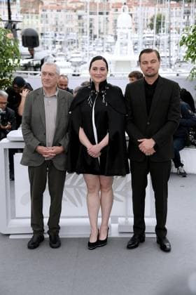 76th Cannes Film Festival 2023, Photocall film Killers Of The Flower Moon. Pictured: Robert De Niro, Leonardo DiCaprio, Lily Gladstone  Copyright: xAlbertoxTerenghi PoolxPhotoxEvenx xPoolxPhotoxEventsx01x IPA_IPA38097815