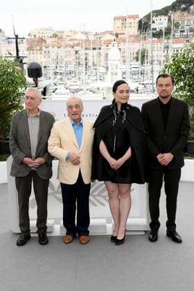 76th Cannes Film Festival 2023, Photocall film Killers Of The Flower Moon. Pictured: Martin Scorsese, Robert De Niro, Leonardo DiCaprio, Lily Gladstone  Copyright: xAlbertoxTerenghi PoolxPhotoxEvenx xPoolxPhotoxEventsx01x IPA_IPA38098029