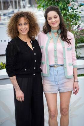 Photo IPP Daniele Cifala™ Cannes 21 05 2023 Little Girl Blue Photocall The 76th Annual Cannes Film Festival in the photo Director Mona Achache and Marion Cotillard Italy Photo Press World Copyright  0