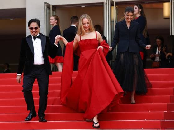 May 21, 2023, Cannes, Cote d Azur, France: JENNIFER LAWRENCE attends the screening of Anatomy of a Fall during the 76th Annual Cannes Film Festival at Palais des Festivals on May 21, 2023 in Cannes, France Cannes France - ZUMAc179 20230521_zep_c179_161 Copyright: xMickaelxChavetx