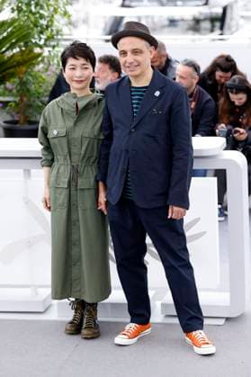 Yuko Harami and Pablo Berger at the photocall for the animated film Robot Dreams at the Festival de Cannes 2023 76 Cannes International Film Festival at the Palais des Festivals Cannes, 21 05 2023. Foto:xS.xGabschx xFuturexImage