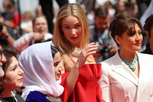 May 21, 2023, Cannes, Cote d Azur, France: JENNIFER LAWRENCE attends the screening of Anatomy of a Fall during the 76th Annual Cannes Film Festival at Palais des Festivals on May 21, 2023 in Cannes, France Cannes France - ZUMAc179 20230521_zep_c179_187 Copyright: xMickaelxChavetx