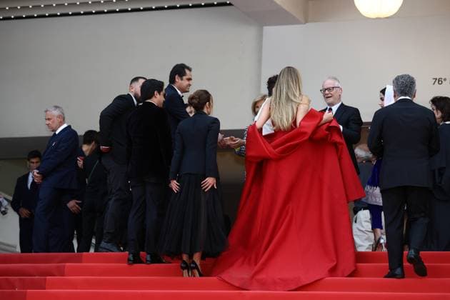 May 21, 2023, Cannes, Cote d Azur, France: JENNIFER LAWRENCE attends the screening of Anatomy of a Fall during the 76th Annual Cannes Film Festival at Palais des Festivals on May 21, 2023 in Cannes, France Cannes France - ZUMAc179 20230521_zep_c179_177 Copyright: xMickaelxChavetx