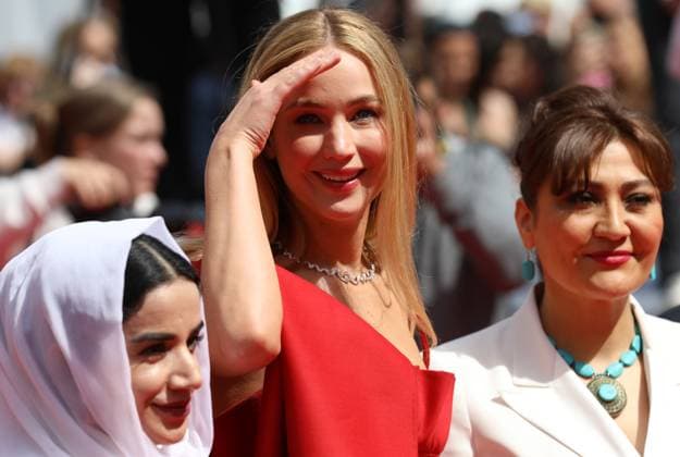 May 21, 2023, Cannes, Cote d Azur, France: JENNIFER LAWRENCE attends the screening of Anatomy of a Fall during the 76th Annual Cannes Film Festival at Palais des Festivals on May 21, 2023 in Cannes, France Cannes France - ZUMAc179 20230521_zep_c179_182 Copyright: xMickaelxChavetx