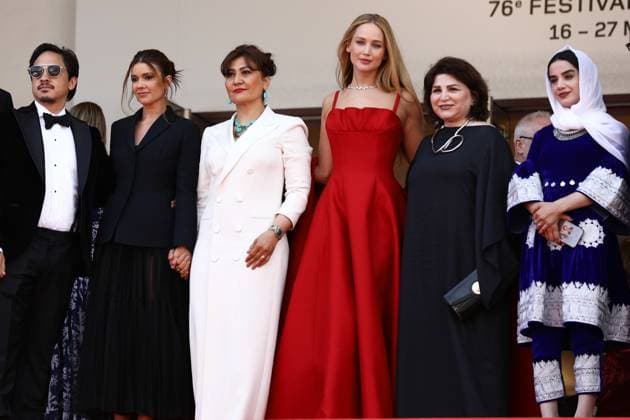 May 21, 2023, Cannes, Cote d Azur, France: JENNIFER LAWRENCE attends the screening of Anatomy of a Fall during the 76th Annual Cannes Film Festival at Palais des Festivals on May 21, 2023 in Cannes, France Cannes France - ZUMAc179 20230521_zep_c179_171 Copyright: xMickaelxChavetx