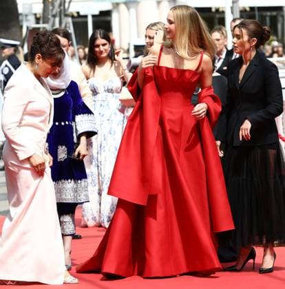 May 21, 2023, Cannes, Cote d Azur, France: JENNIFER LAWRENCE attends the screening of Anatomy of a Fall during the 76th Annual Cannes Film Festival at Palais des Festivals on May 21, 2023 in Cannes, France Cannes France - ZUMAc179 20230521_zep_c179_136 Copyright: xMickaelxChavetx