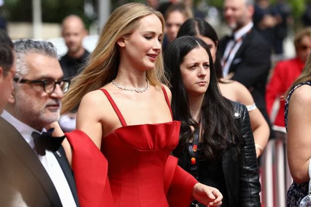 May 21, 2023, Cannes, Cote d Azur, France: JENNIFER LAWRENCE attends the screening of Anatomy of a Fall during the 76th Annual Cannes Film Festival at Palais des Festivals on May 21, 2023 in Cannes, France Cannes France - ZUMAc179 20230521_zep_c179_143 Copyright: xMickaelxChavetx