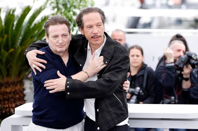 Benoit Magimel and Reda Kateb at the photocall for the feature film Omar la fraise The King of Algiers at the Festival de Cannes 2023 76 Cannes International Film Festival at the Palais des Festivals Cannes, 21 05 2023. Foto:xS.xGabschx xFuturexImage