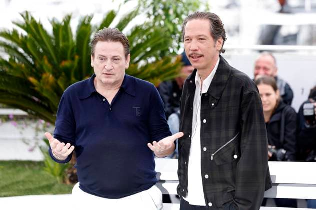 Benoit Magimel and Reda Kateb at the photocall for the feature film Omar la fraise The King of Algiers at the Festival de Cannes 2023 76 Cannes International Film Festival at the Palais des Festivals Cannes, 21 05 2023. Foto:xS.xGabschx xFuturexImage