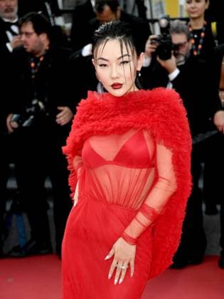 76th Cannes Film Festival 2023, evening 6 - red carpet of the film Firebrand (Le Jeu De La Reine) Pictured: Jessica Wang  Copyright: xAlbertoxTerenghix xipa-agency.nex xPoolxPhotoxEventsx01x IPA_IPA38105011