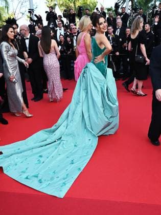 76th Cannes Film Festival 2023, evening 6 - red carpet of the film Firebrand (Le Jeu De La Reine) - Pictured: NOJOUD ALRUMAIHI  Copyright: xManuelexMangiarottix xipa-agencyx xPoolxPhotoxEventsx01x IPA_IPA38105146